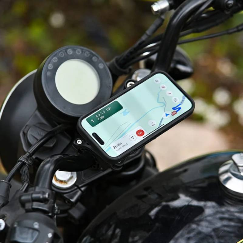 QUICK LAUNCH handlebar holder with adjustment and cushioning Outplorer QM02