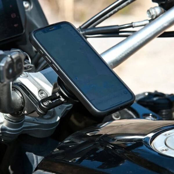 QUICK LAUNCH handlebar holder with adjustment and cushioning Outplorer QM02