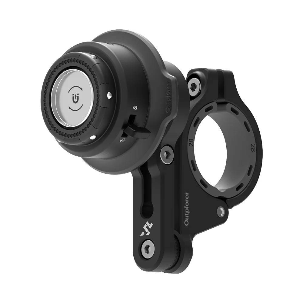QUICK LAUNCH handlebar holder with adjustment and cushioning Outplorer QM02