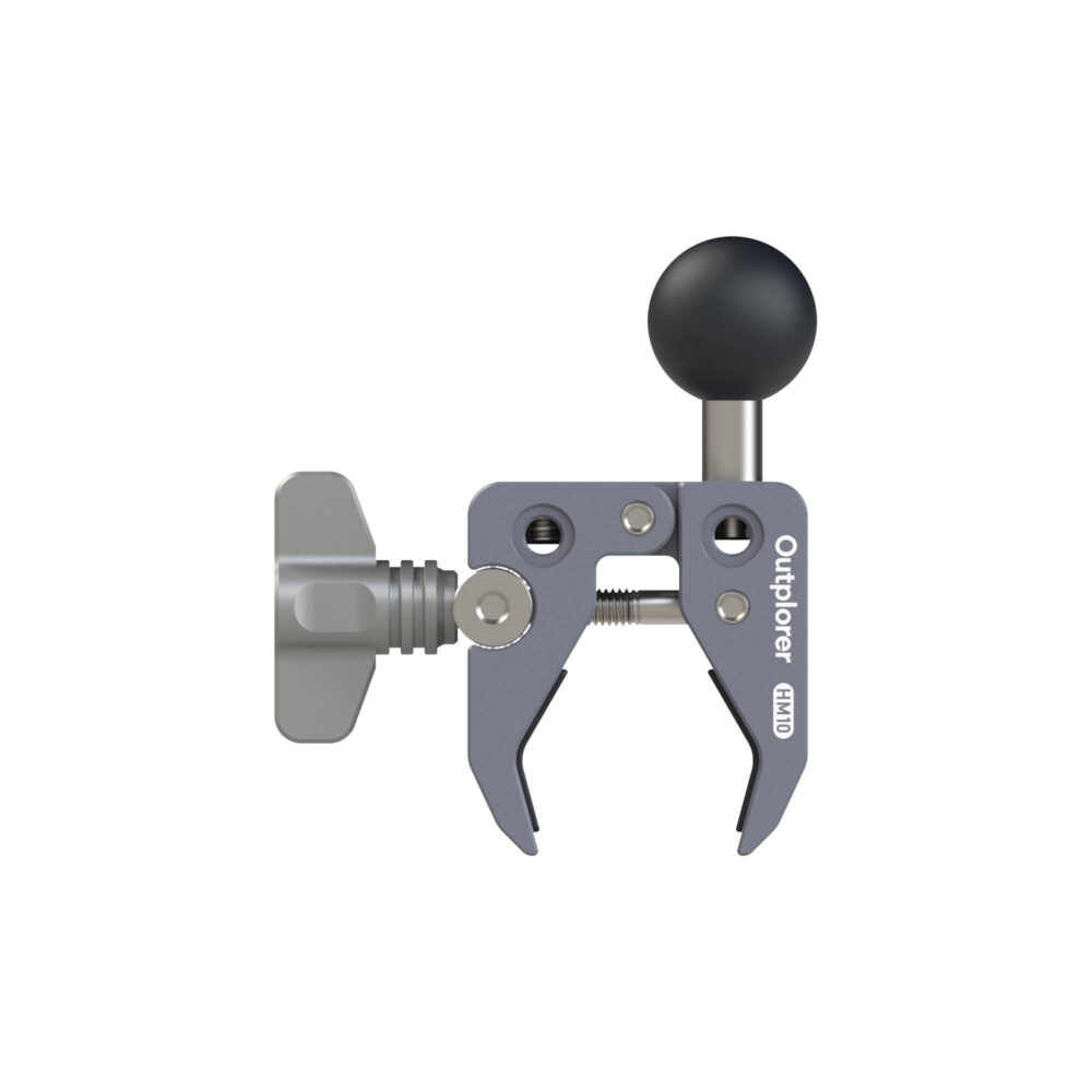 Universal clamp for mounting bracket (13-42mm) with 1 inch ball Outplorer HM10