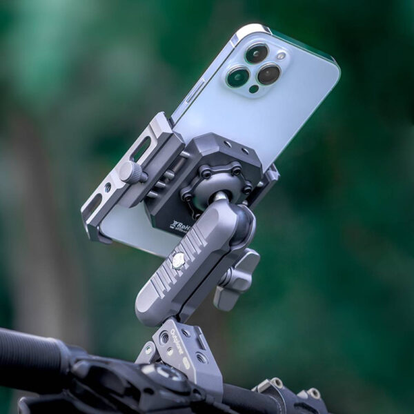 Multifunkčná súprava - držiak kamery/telefónu/GoPro/kontrolky/lampy na riadidlách Outplorer H1000