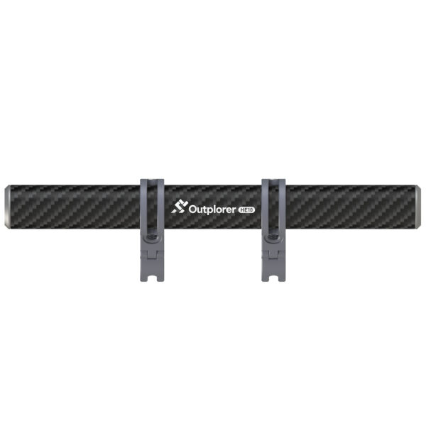 Carbon handlebar extension for mounting Outplorer HE10 accessories