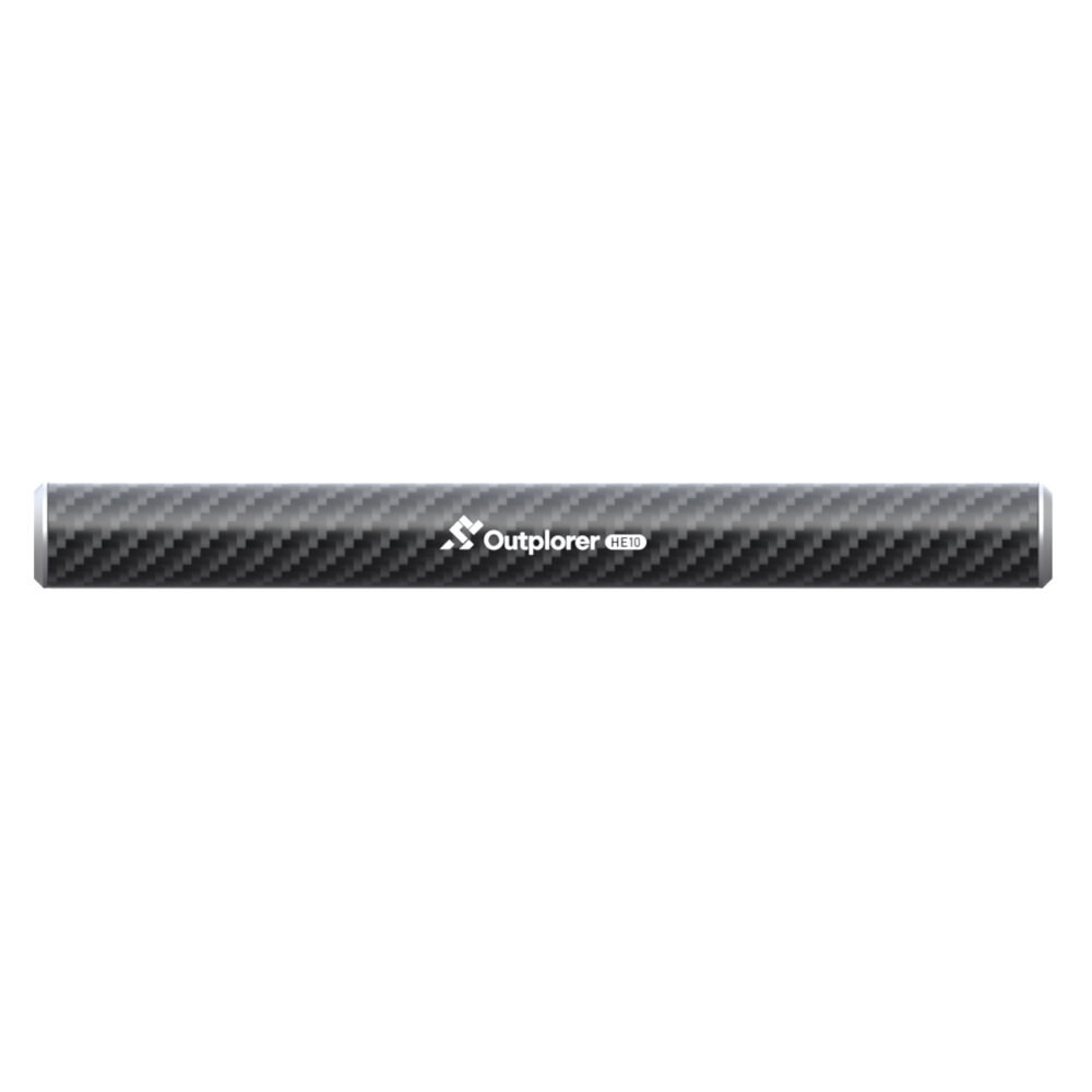 Carbon handlebar extension for mounting Outplorer HE10 accessories
