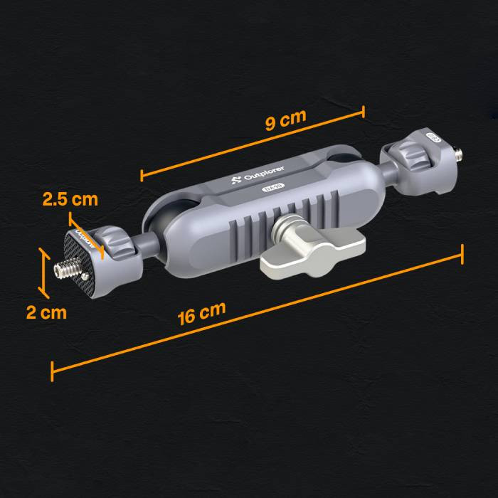 univerzální rameno-dva adaptéry-montáž-fotografický-outplorer-ma10-6.jpg Univerzální rám, dva adaptéry pro montáž fotografií Outplorer MA10